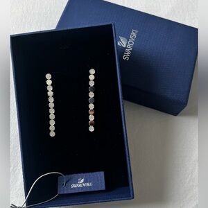 Swarovski Dangle Hexagon Earrings